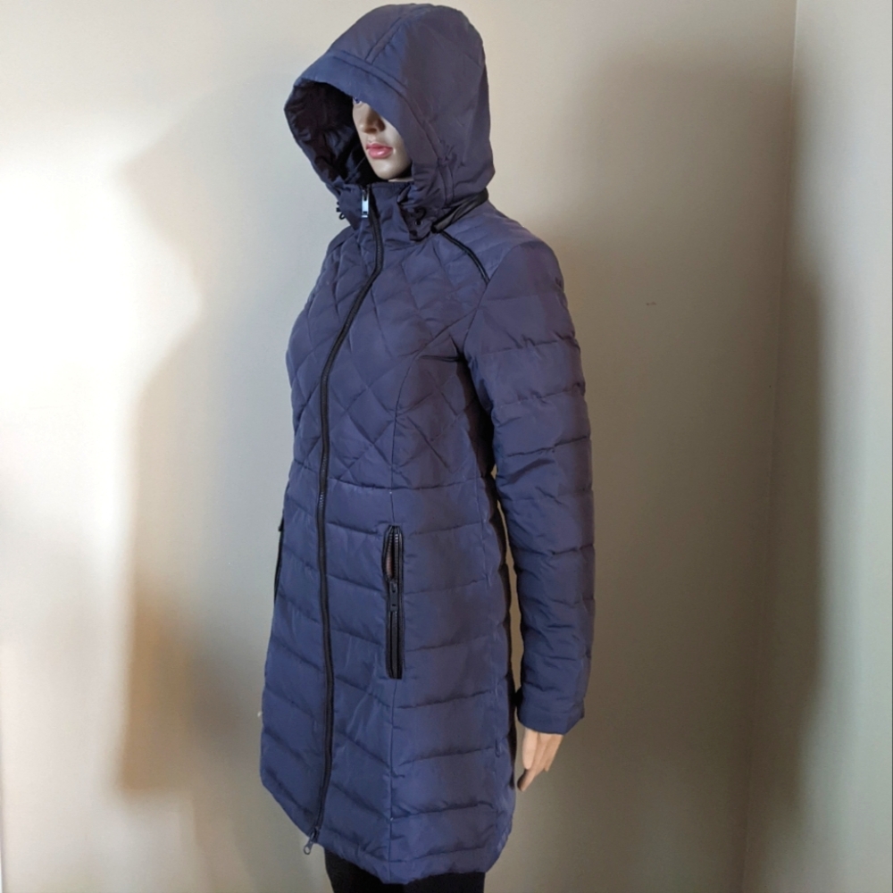 Reitmans down quilted parka coat, women's xxs